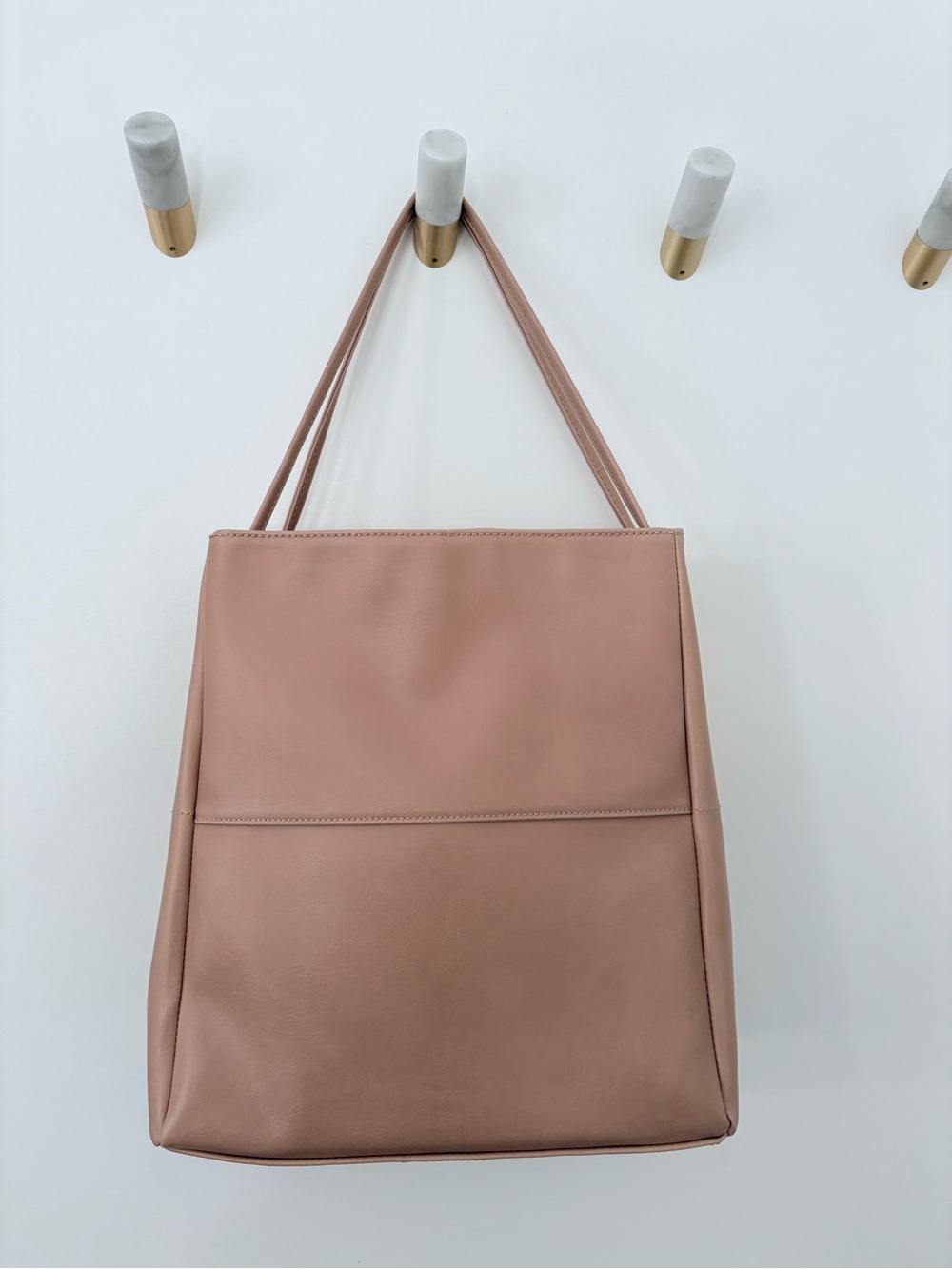 Matt & Nat Blush Taupe Vegan Leather Shoulder Bag / Tote
